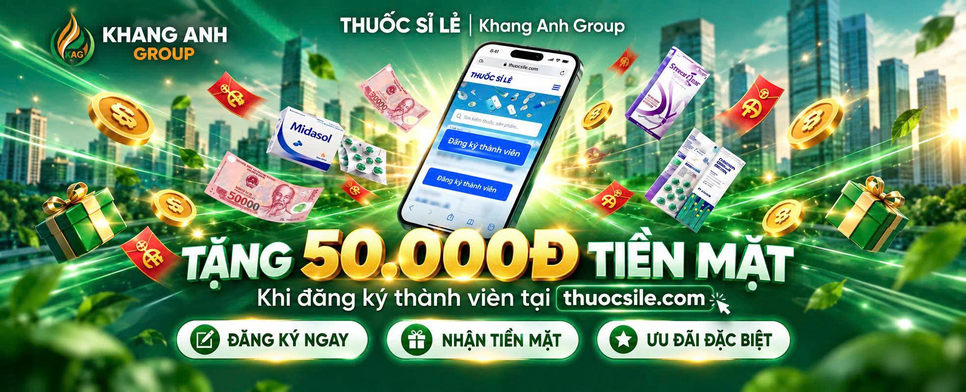 ● Ưu dãi khi mở tài khoản mới lên đến 50.000