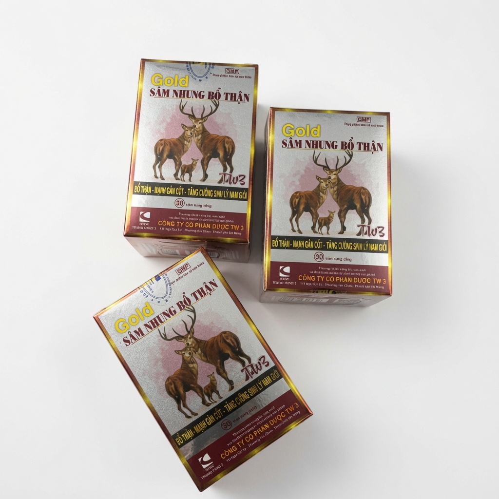 GOLD SÂM NHUNG BỔ THẬN Tw3 cetecoUS  (c/30v)