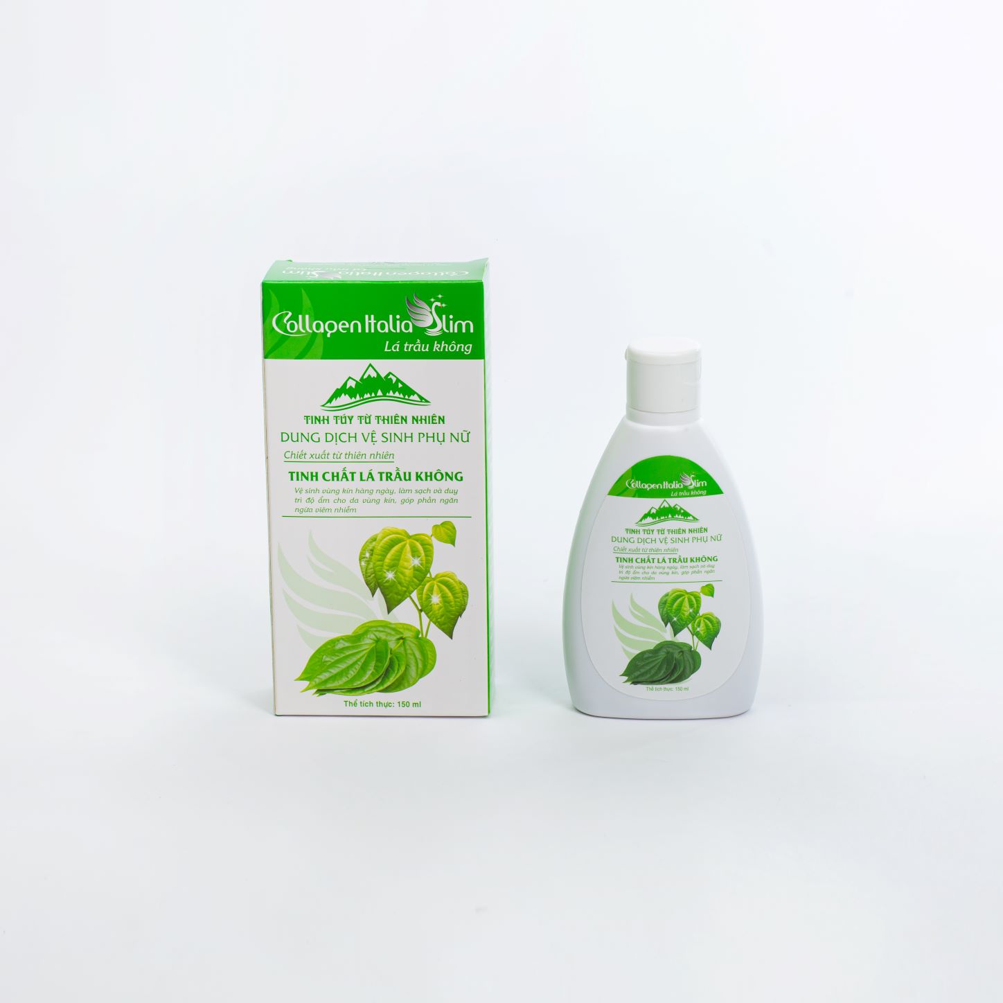Dung Dịch Vệ sinh Phụ Nữ COLLAGEN SLIM LÁ TRẦU KHÔNG Quablu (C/150ml)