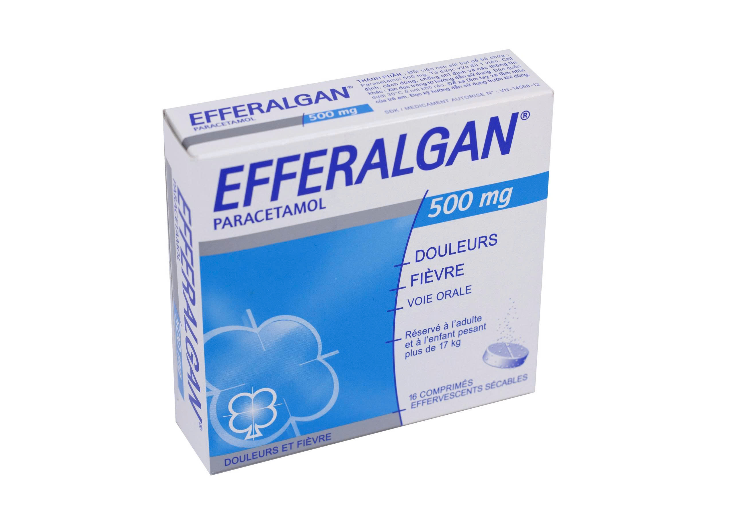 EFFERALGAN 500mg UPSA SAS (H/16v)