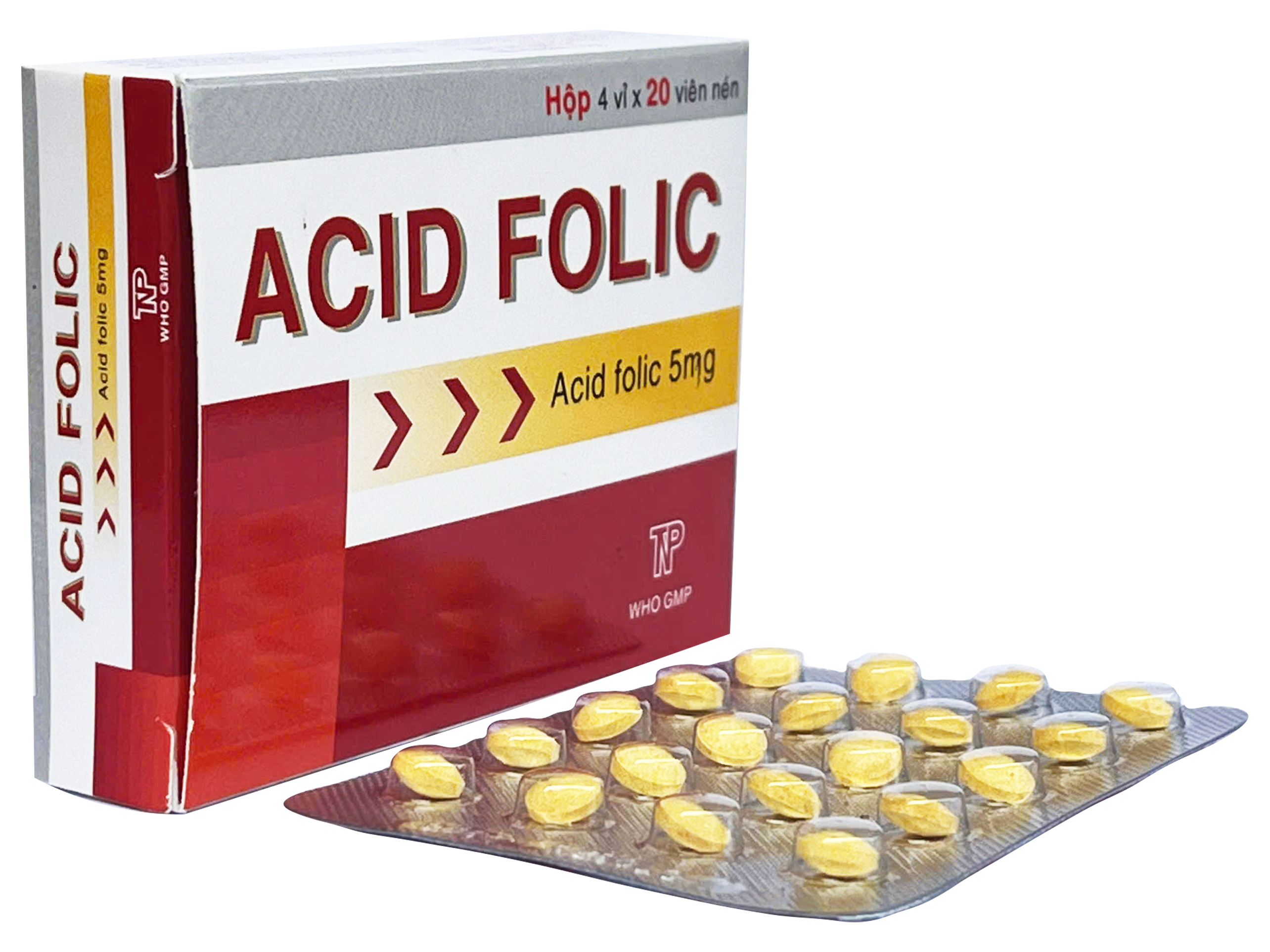 ACID FOLIC 5mg Thành Nam (h/80v)