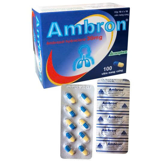 AMBRON 30mg vacopharm (hộp/100 viên nang) (xanh dương)