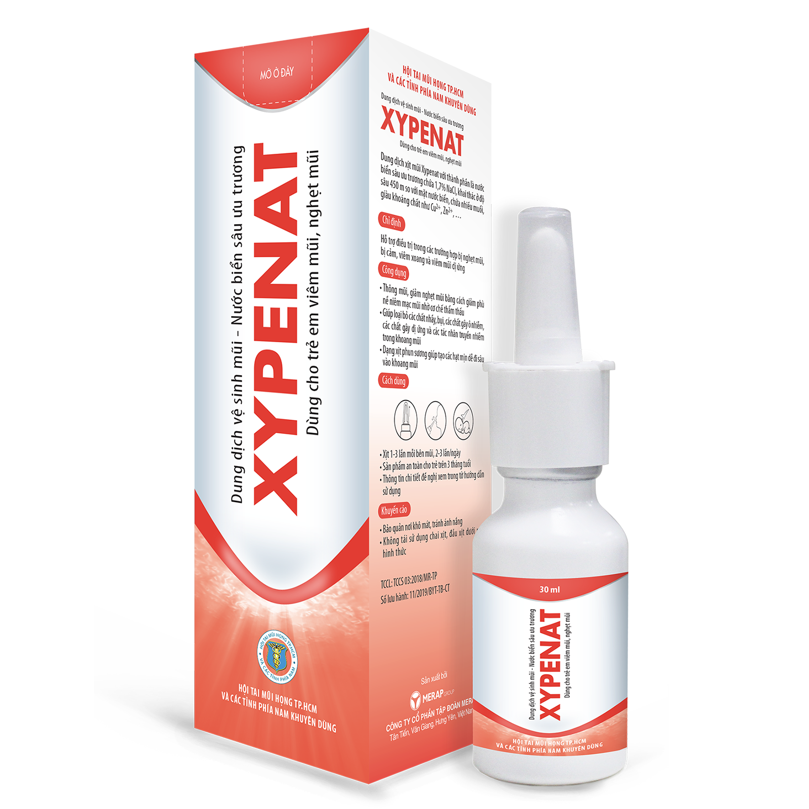 XỊT MŨI XYPENAT TE Merap (C/30ml)