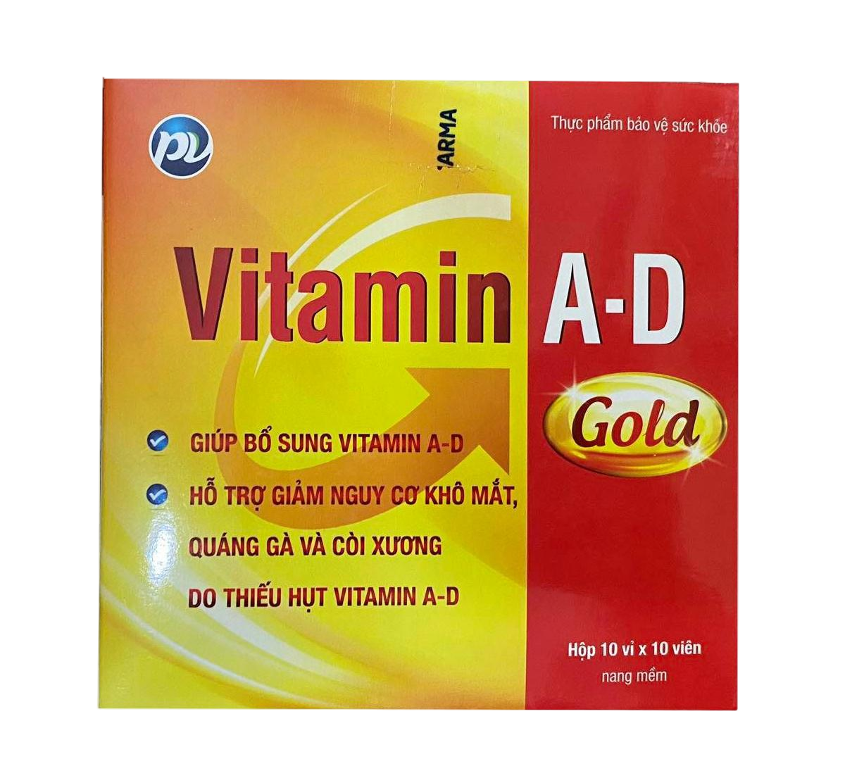 VITAMIN A-D Phúc Vinh (h/100v)