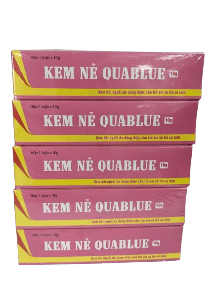 KEM NẺ QUABLUE Quang Xanh (hồng) Lốc/10T/10gr)
