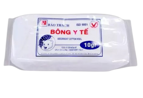 Bông y tế bảo thạch 10g (Lốc/25gói)