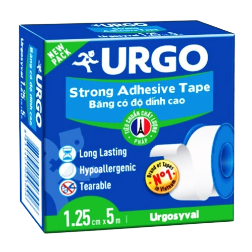 Băng keo cuộn lụa urgo 1.25cmx5m (cuộn)