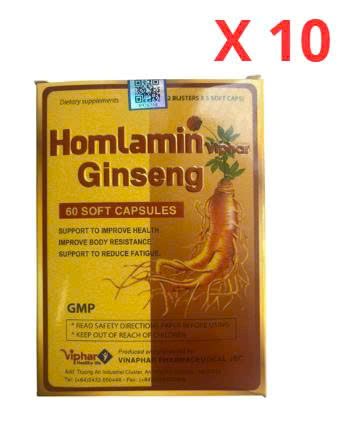 Combo 10 HOMLAMIN GINSENG Hỗ