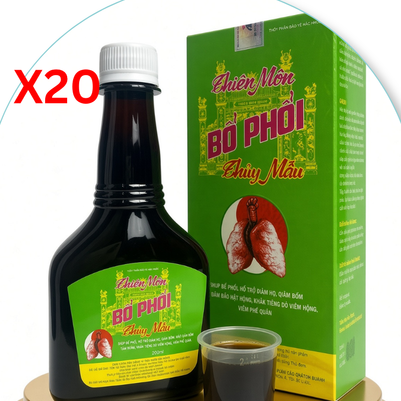 COMBO 20 THIÊN MÔN BỔ PHỔI THỦY MẪU Vicophar