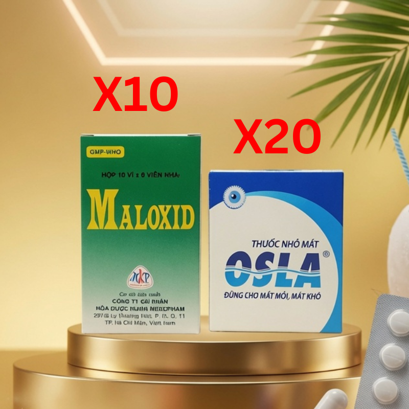 Combo 20 OSLA merap + 10 MALOXID mekophar