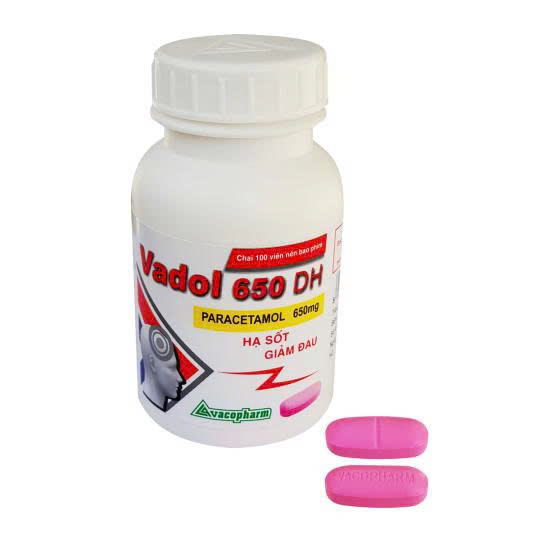 VADOL 650 DH paracetamol 650mg vacopharm (c/100v)