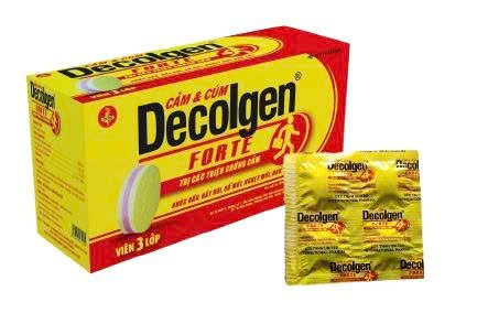 DECOLGEN FORTE United International (Hộp/30vỉ/4viên)