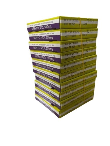 Mebendazol 500mg hà nội (lốc/10h/1v)